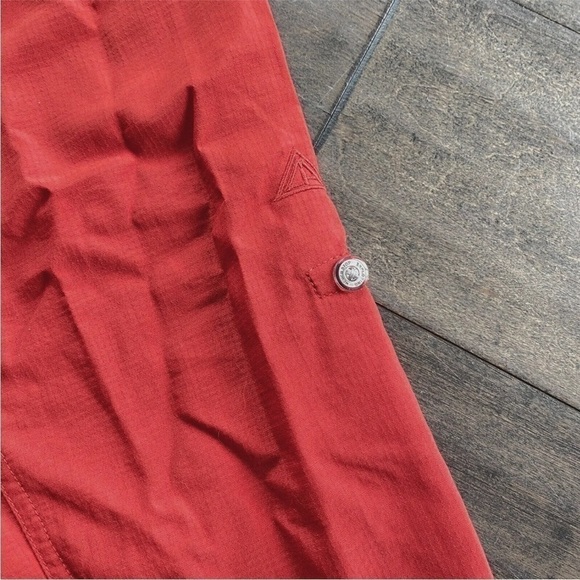 The North Face Men's M Sequoia Long Sleeve Vented Shirt Indian Clay Red - Picture 5 of 10